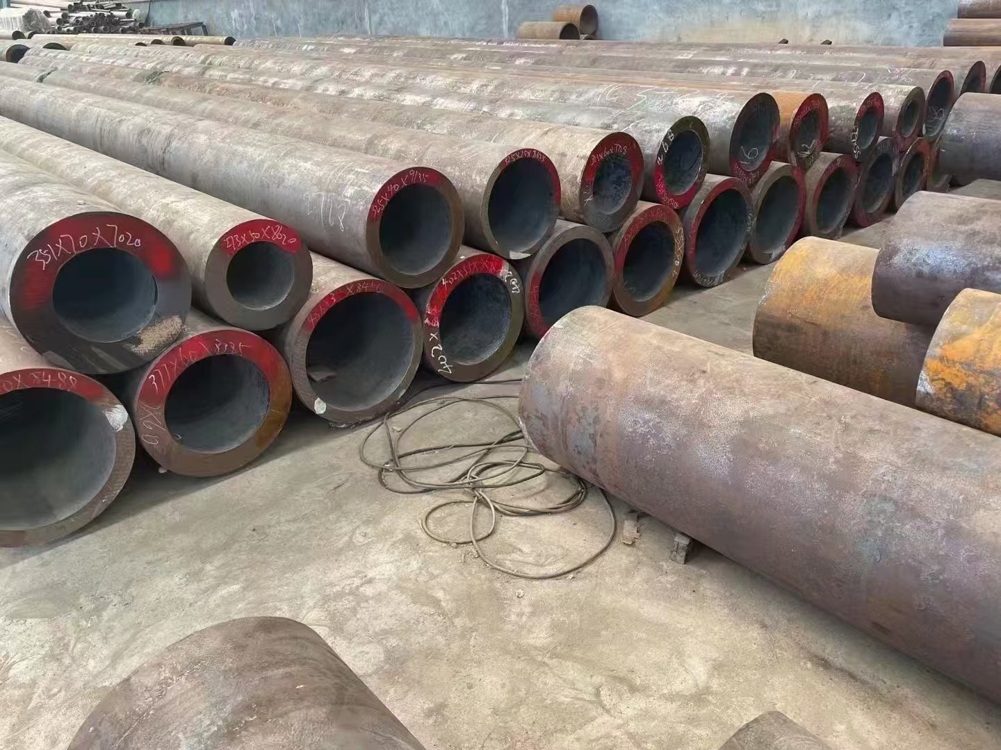 自贡市无缝钢管切割定尺切割加工热轧冷拔无缝钢管 - 一站式服务